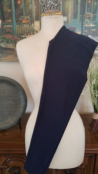 Solid navy leggings - Picture 1 of 3